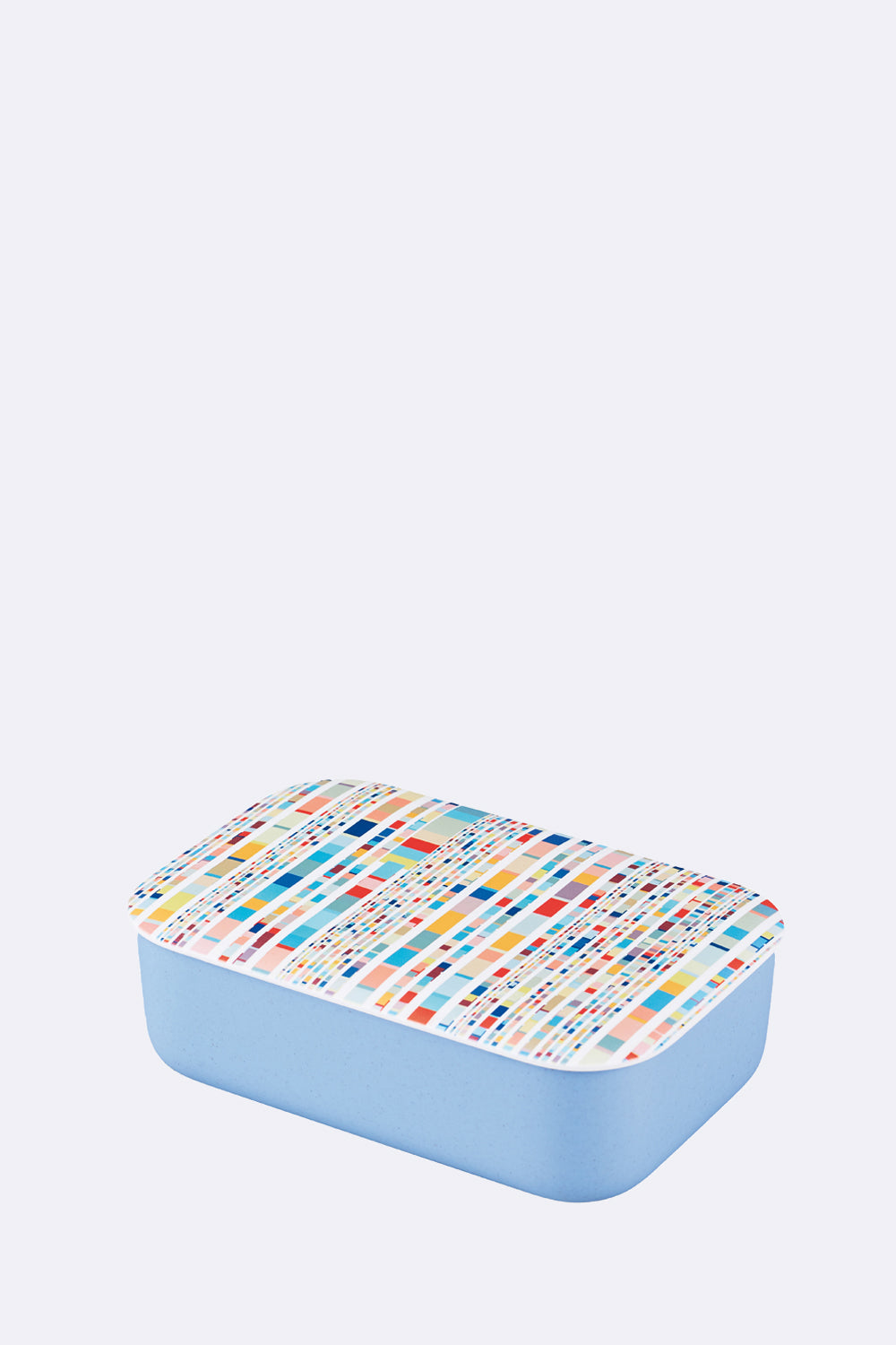 Nachhaltige Lunchbox - Brotdose aus PLA - bioloco plant classic lunchbox - white pattern