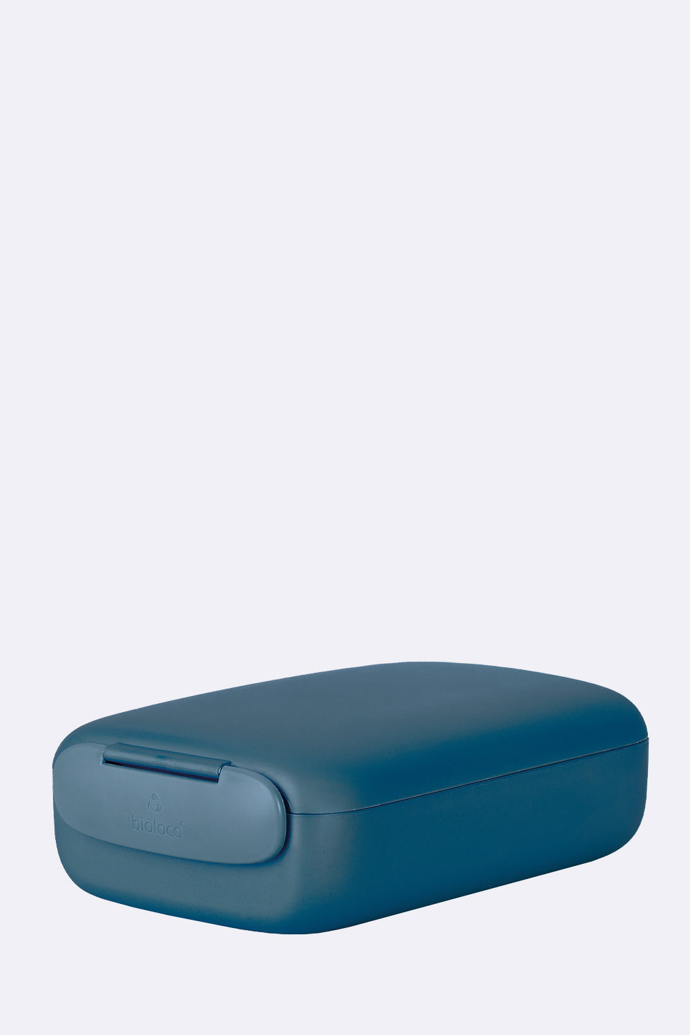 Nachhaltige Lunchbox - Brotdose aus PLA - bioloco plant urban lunchbox rectangle midnight - blau