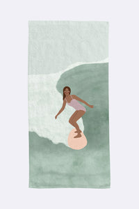 Cotton Beach Towel surfing