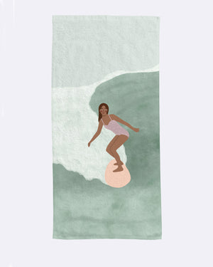 Cotton Beach Towel surfing