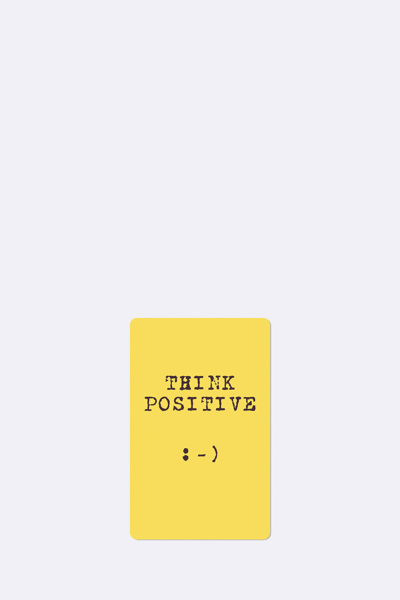 Mini Postkarten Think positive