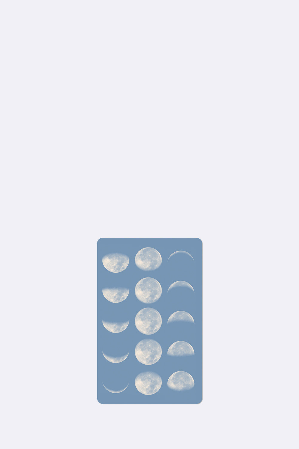 Mini Postkarten - Blue Moon phases