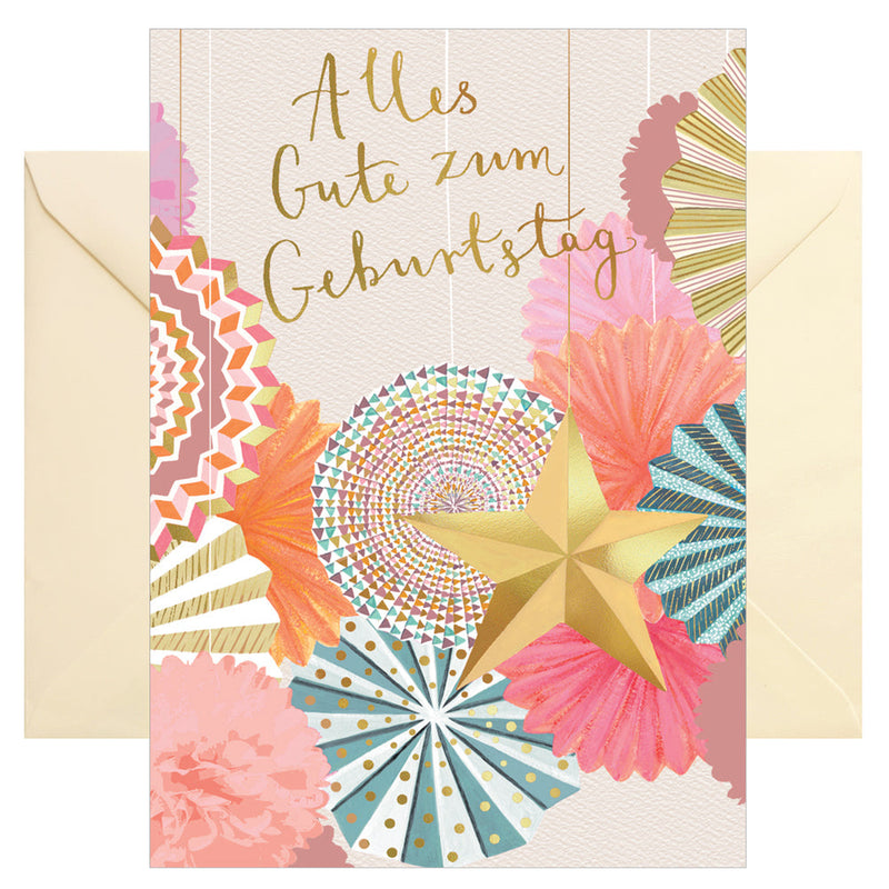 Doppelkarte Alles Gute zum Geburtstag