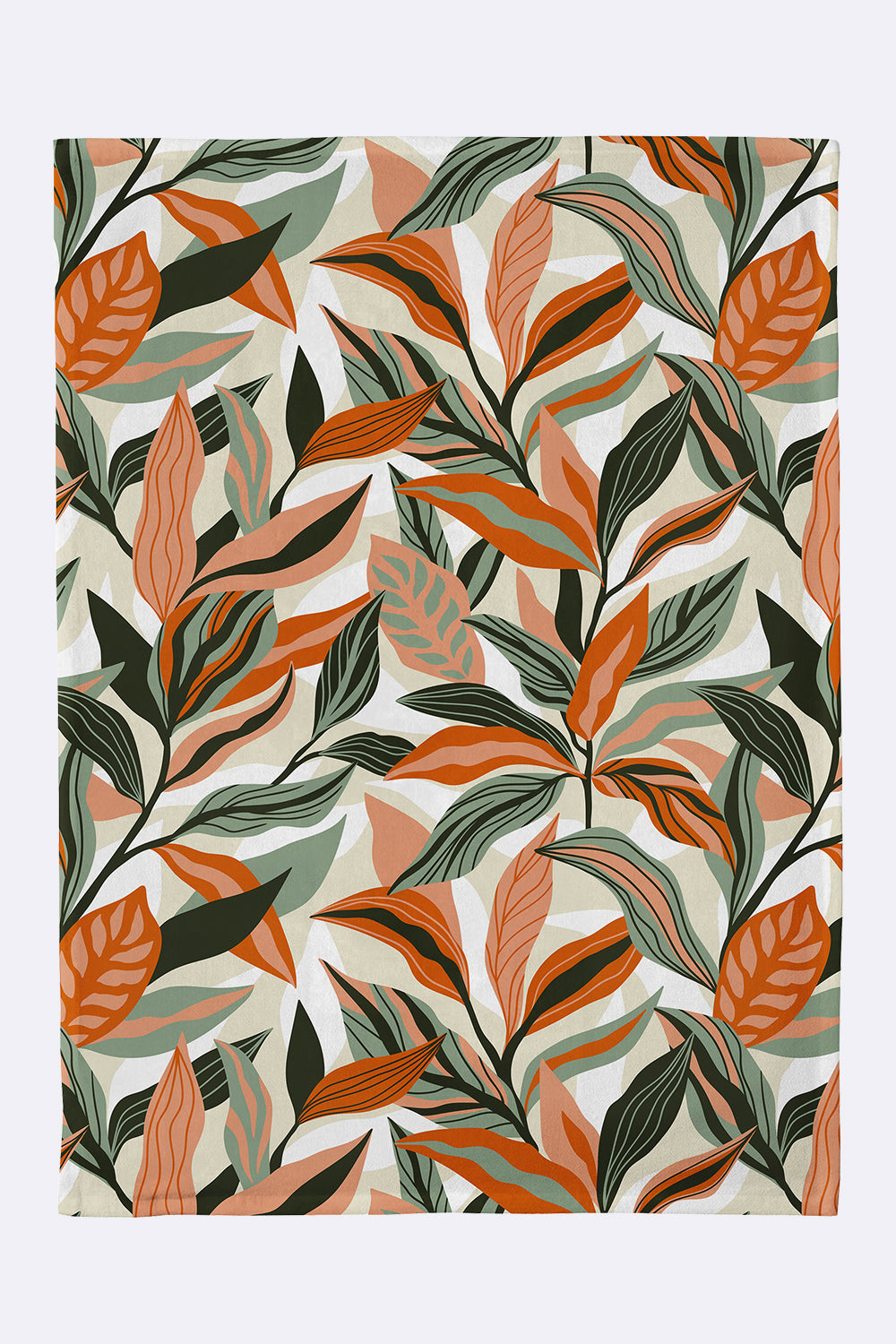 Organic Kitchen Towel Orange leaves