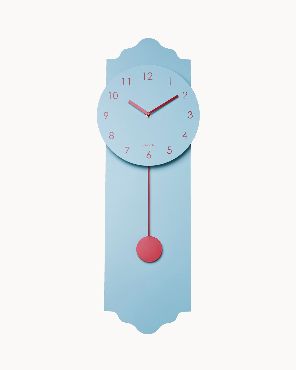 Stilvolle Wanduhr - 80% FSC zertifiziertes Holz - Modern Pendulum Clock - time to party - Pendeluhr