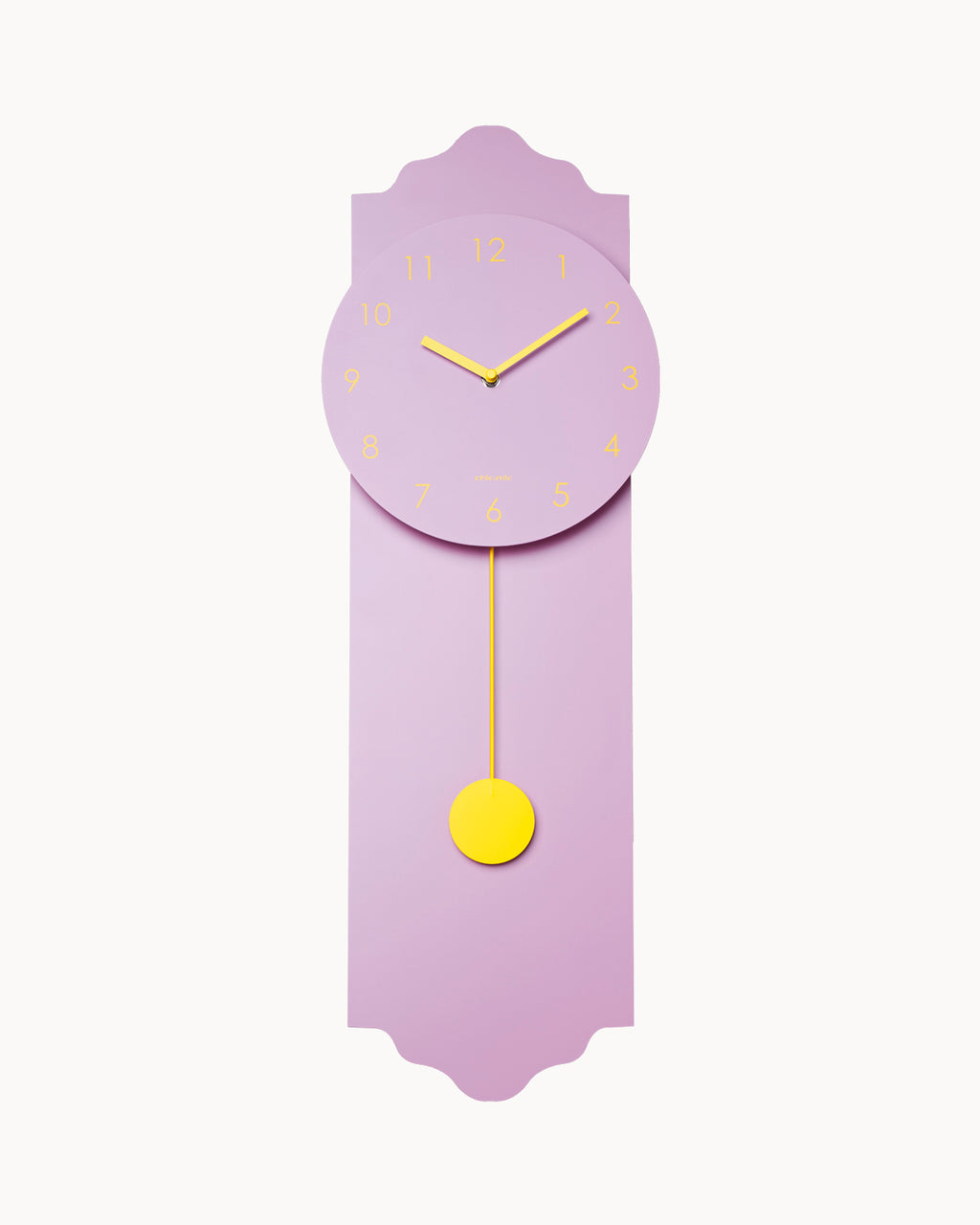 modern pendulum clock - time to remember