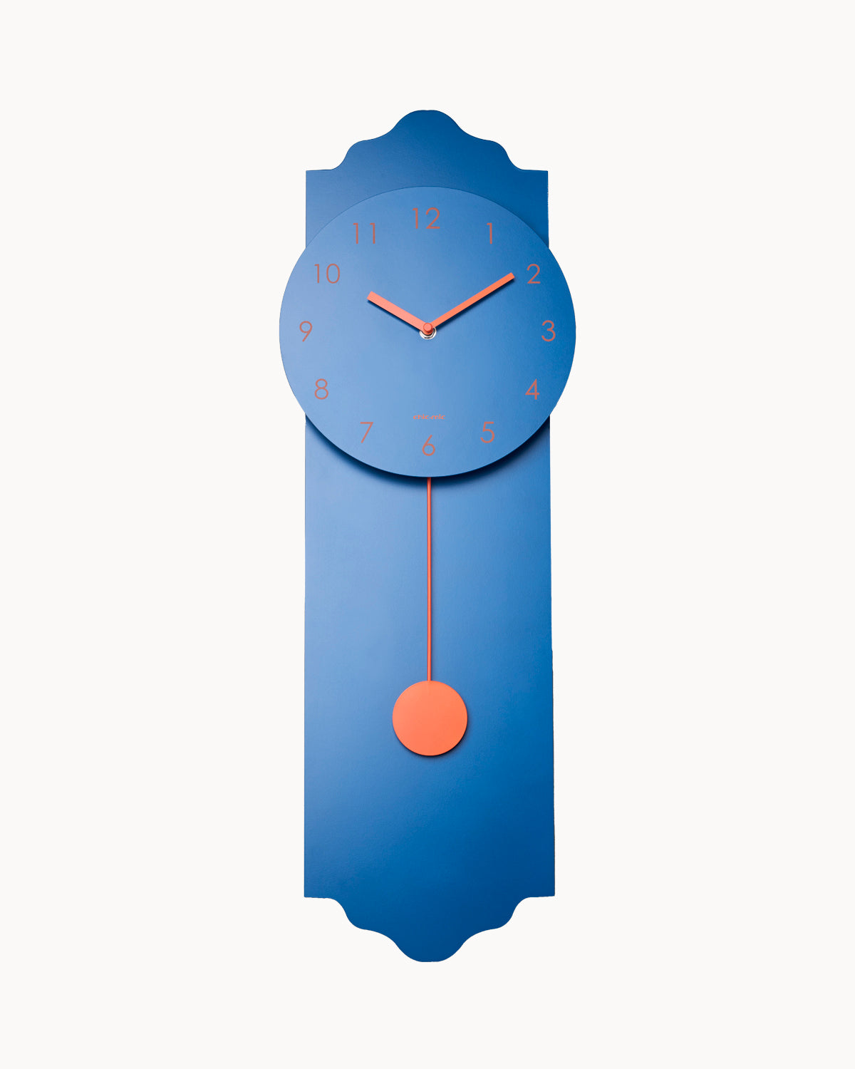 Stilvolle Wanduhr - 80% FSC zertifiziertes Holz - Modern Pendulum Clock -  time flies - Pendeluhr