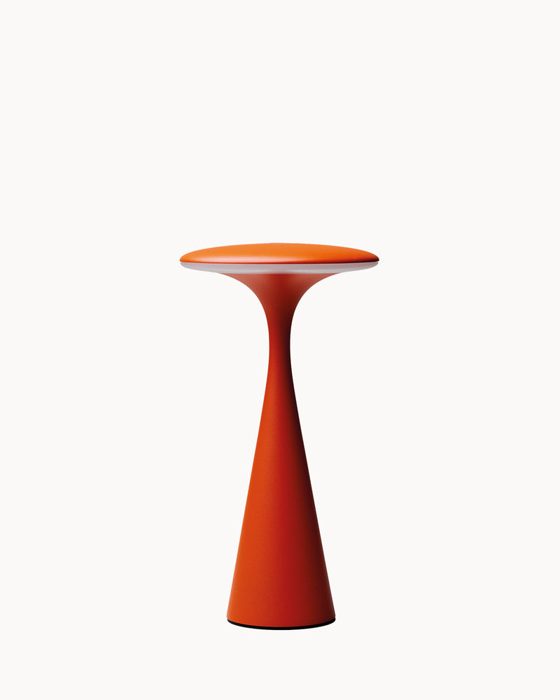 ufo table lamp - orange