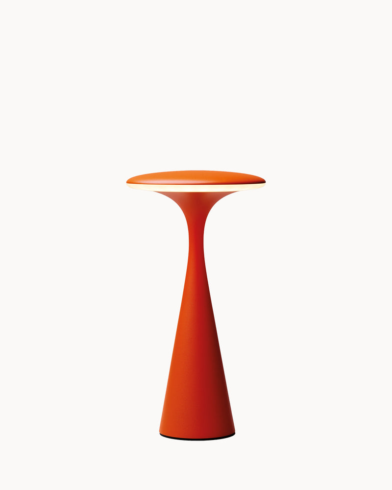 ufo table lamp - orange