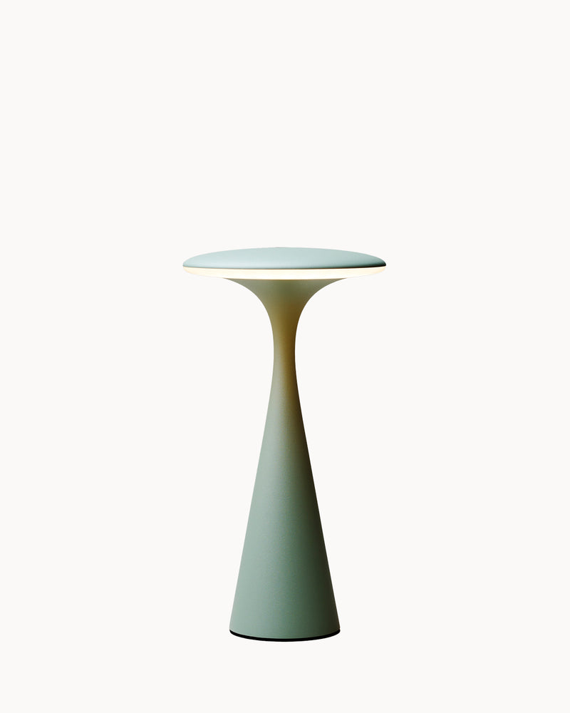 ufo table lamp - sage